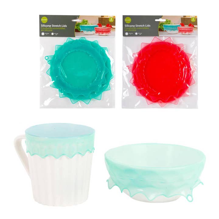 Luciano Gourmet - Wholesale Kitchen Tool/Gadget - Luciano Gourmet 2-Piece Silicone Lid Set