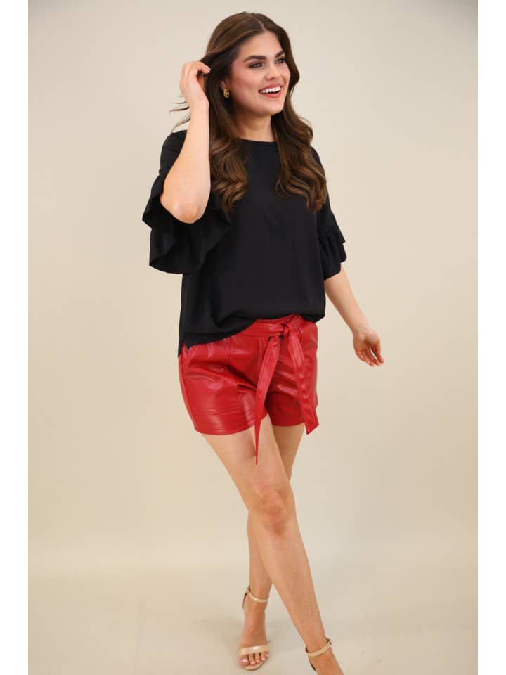 Jess Lea - Wholesale Blouse - Women's - Rebecca Ruffle Sleeve Top14