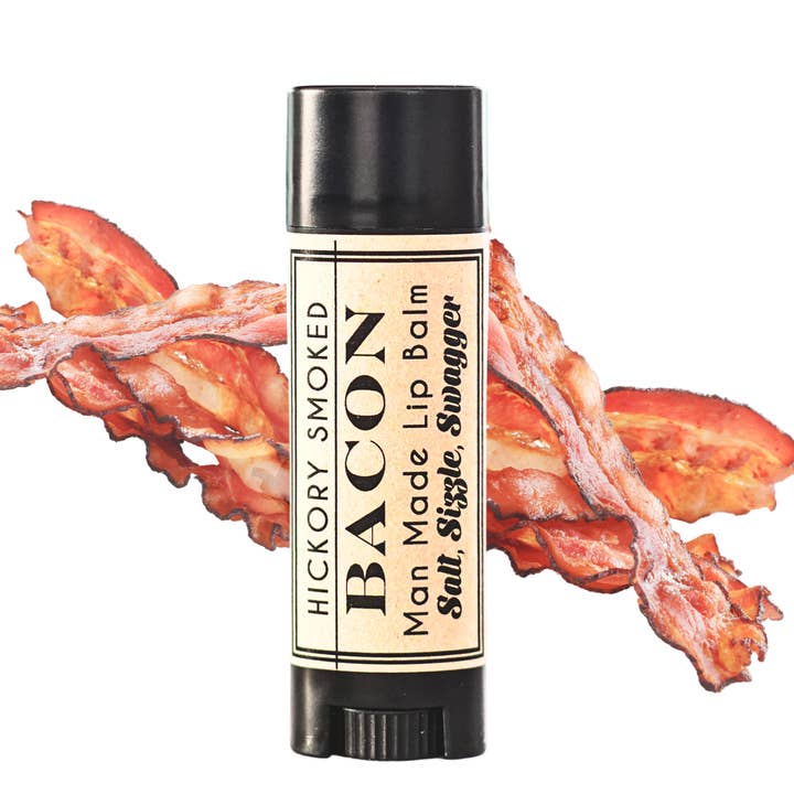 Bacon Lip Balm - Funny Novelty Chapstick for wholesale by The Little Flower Soap Co