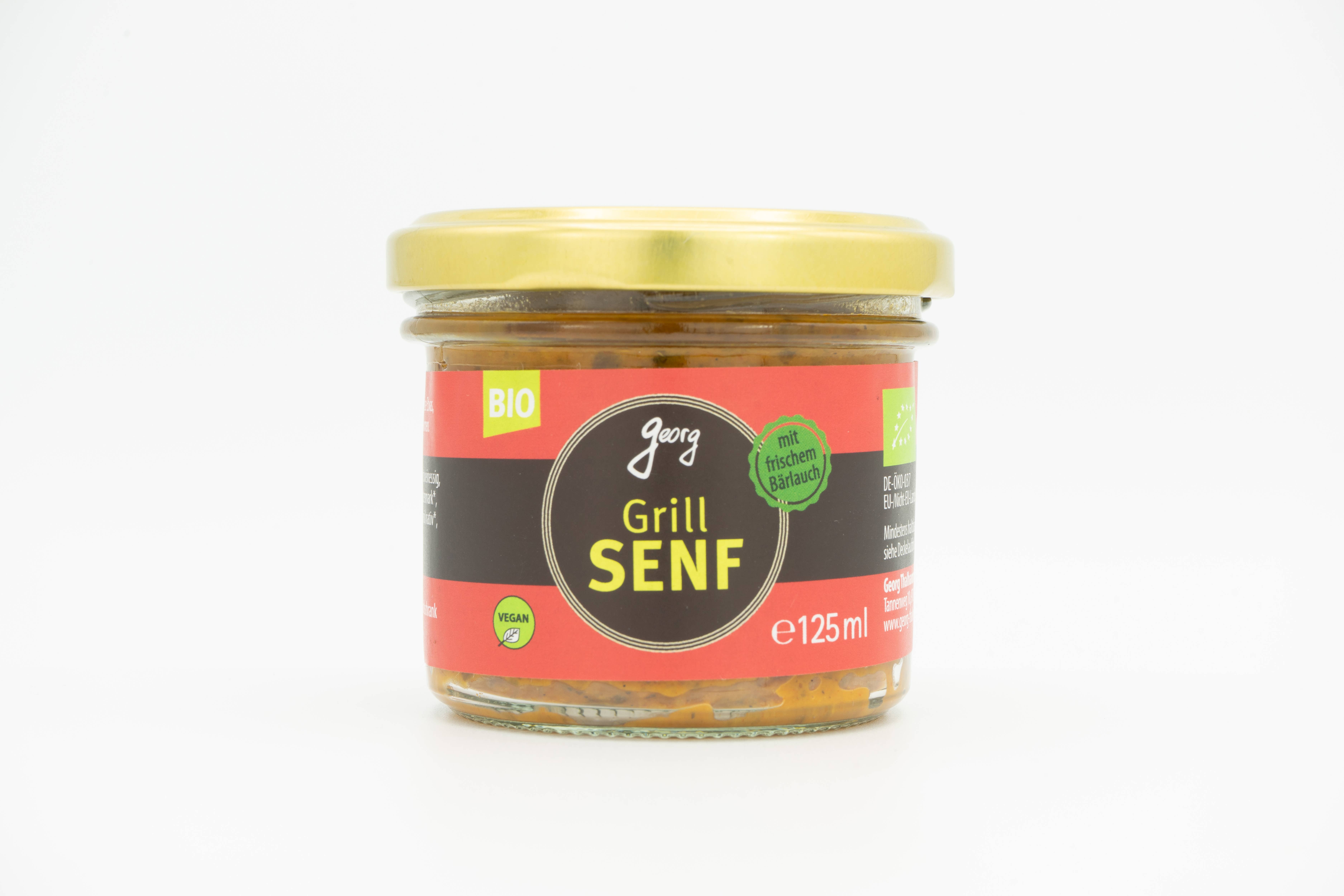 Georgs Bio-Bauern GmbH & Co. Handels KG - Wholesale Rub - Organic Grilled Mustard Wild Garlic Medium-Spicy Vegan