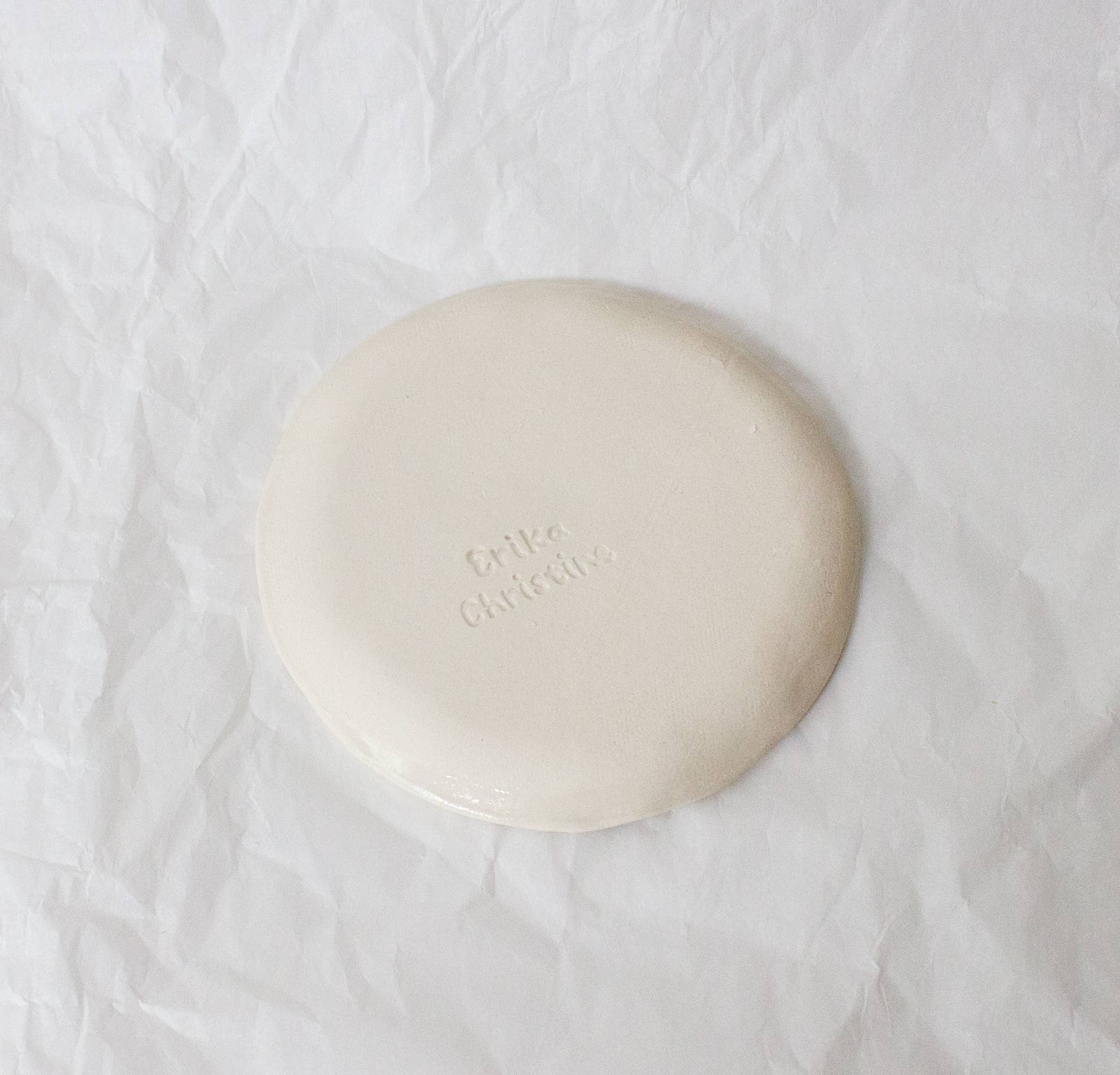 Erika Christine Ceramics - Wholesale Jewelry Dish - Cornflower Catchall Plate- Emerald3