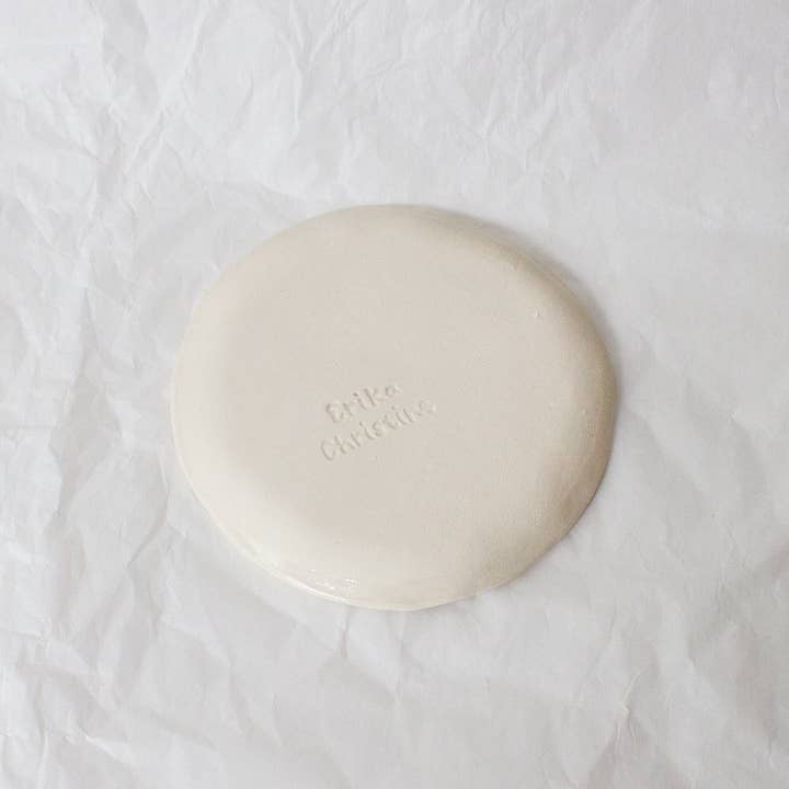 Erika Christine Ceramics - Wholesale Jewelry Dish - Cornflower Catchall Plate- Emerald3