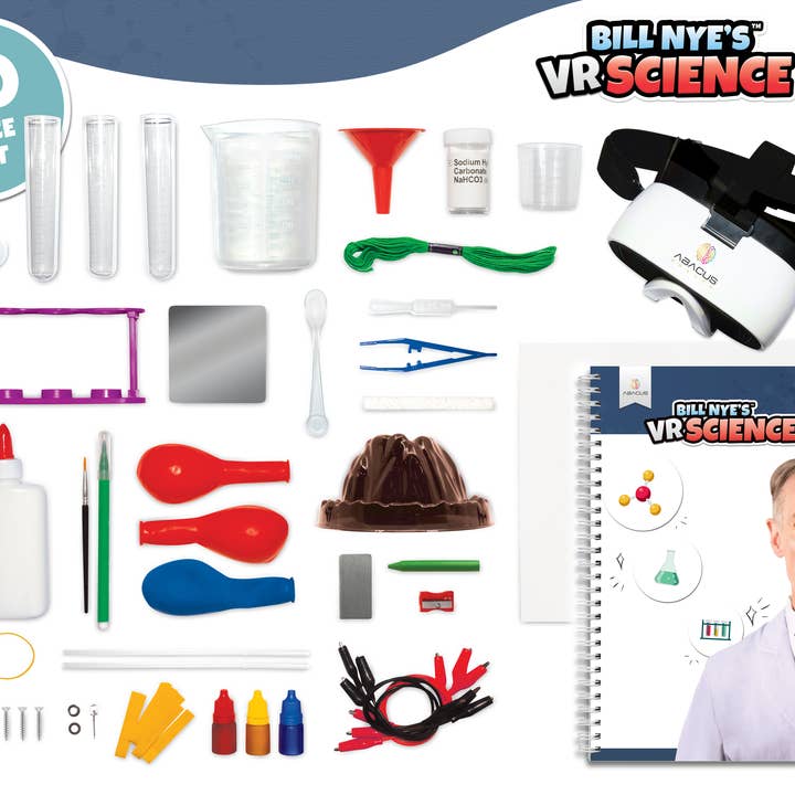 Abacus Brands, Inc. - Wholesale Toy Set - Kids - Bill Nye's VR Science Kit - Virtual Reality Science Set