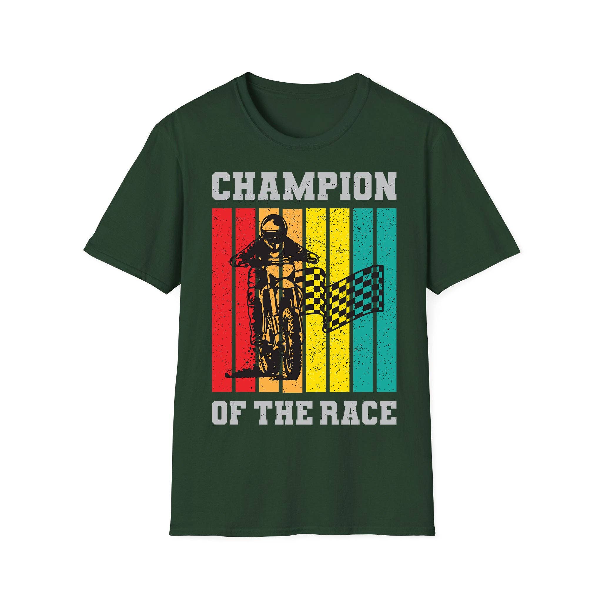 Emogifts - Wholesale Screen Printed T-Shirt - Men's - Champion Of The Racer Motorcycle T-Shirt1