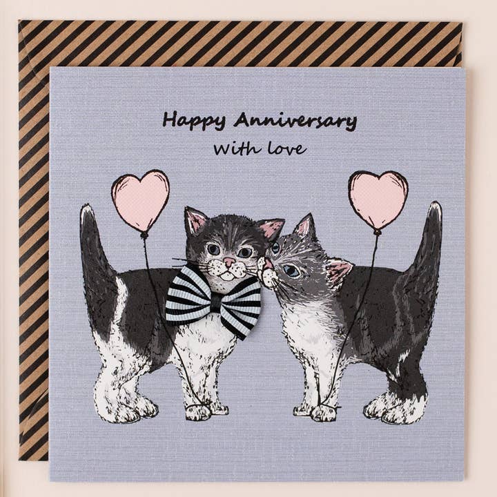 Anniversary Cats for wholesale by Apple & Clover
