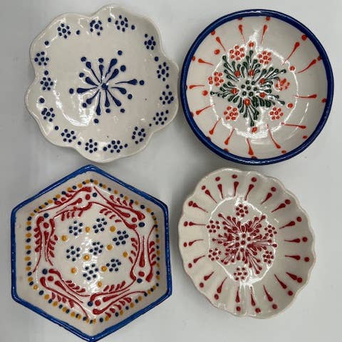 Natto USA - Wholesale Decorative Plate/Dish/Bowl - Ceramic Meze Bowls Set 4