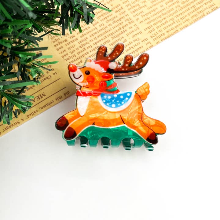 TheDivaSoap - Wholesale Hair Clip - Women's - Christmas Series Hair Claw Clip, Festive Winter Hair Clip7