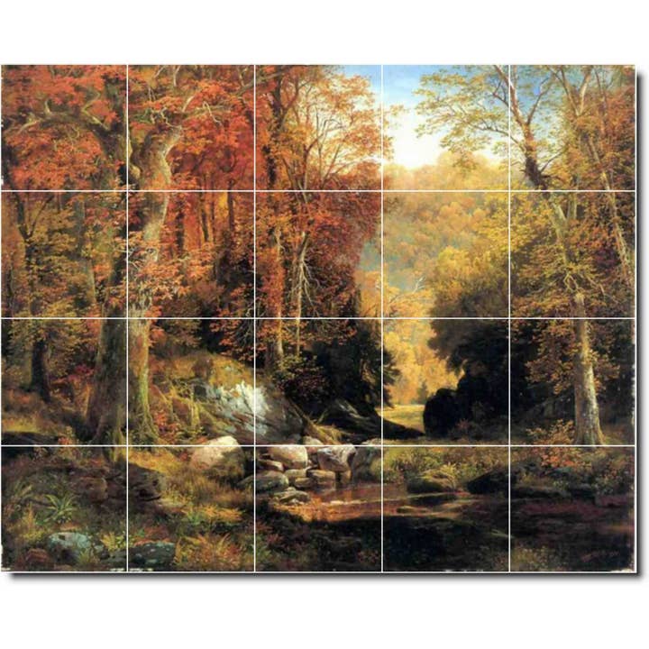 Peinture murale Country Ceramic Tile PT06345 pour la vente par Picture-Tiles.com