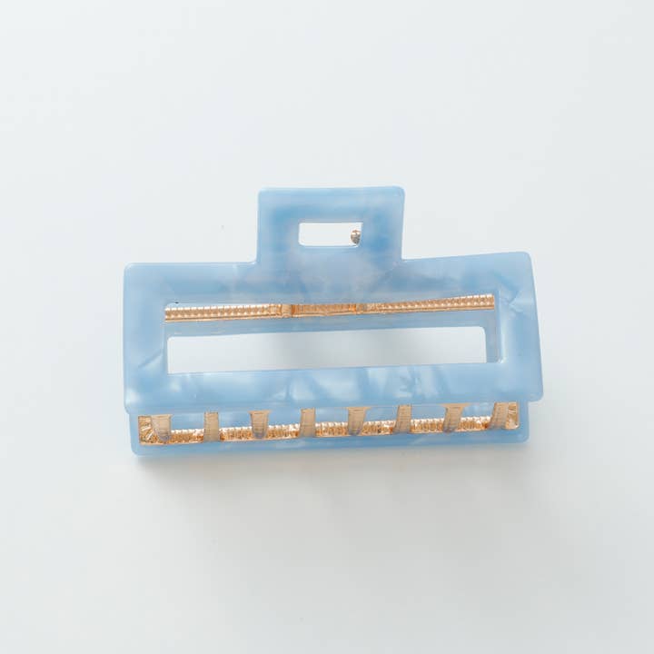 Assortito Isla Boardwalk | Fermaglio in metallo a forma di rettangolo cavo medio in vendita all'ingrosso su Faire6