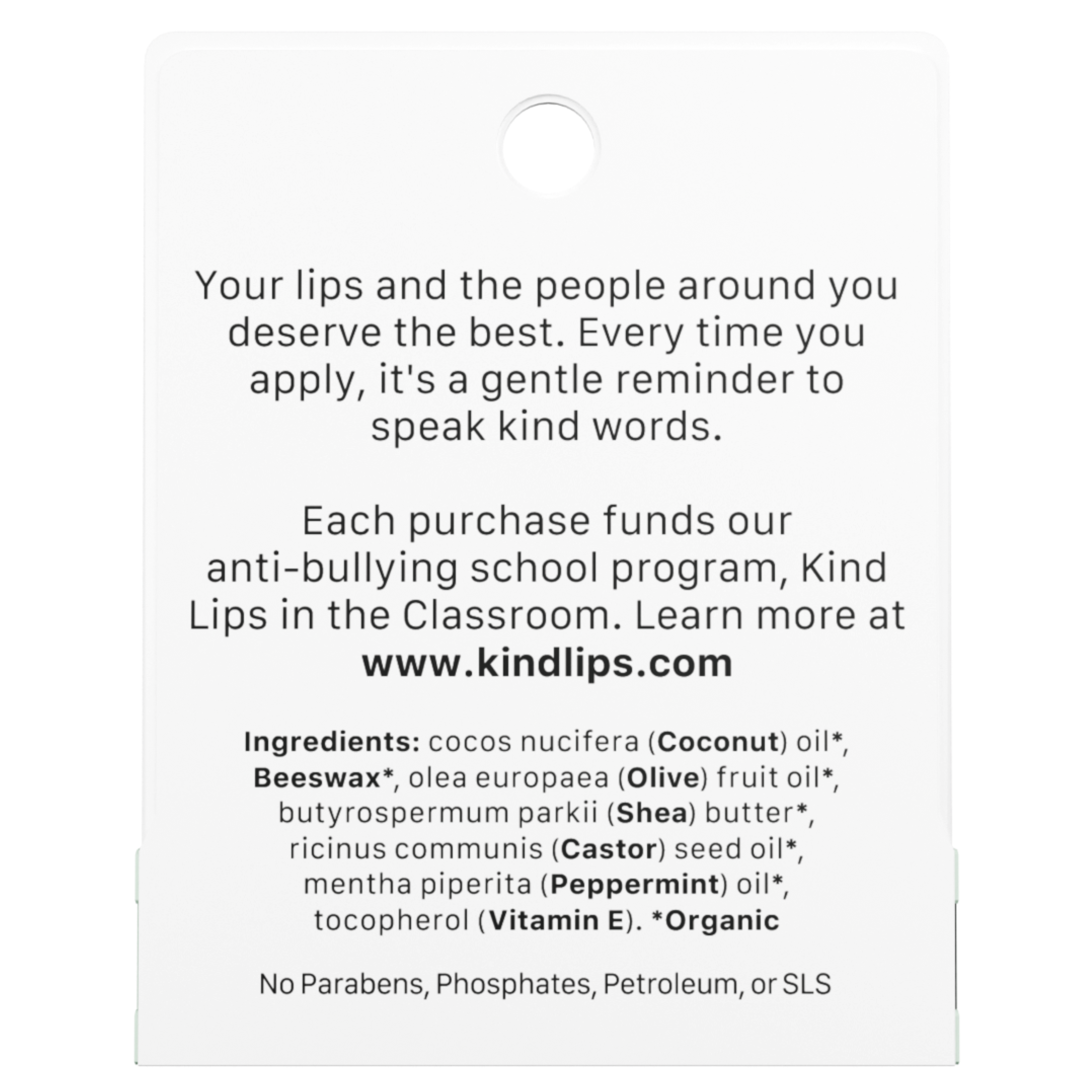 Kind Lips - Wholesale Lippenbalsem - Mint Mint Lippenbalsem, Biologisch, Natuurlijk, Schoon, 10 Pack Hydrateer5