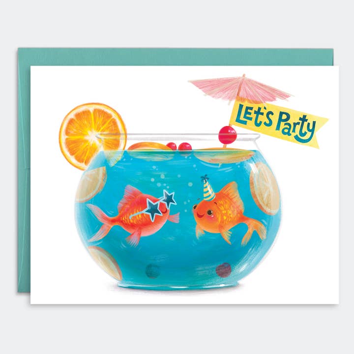 Let's Party Punchbowl | Birthday Card for wholesale by Mudsplash Studios