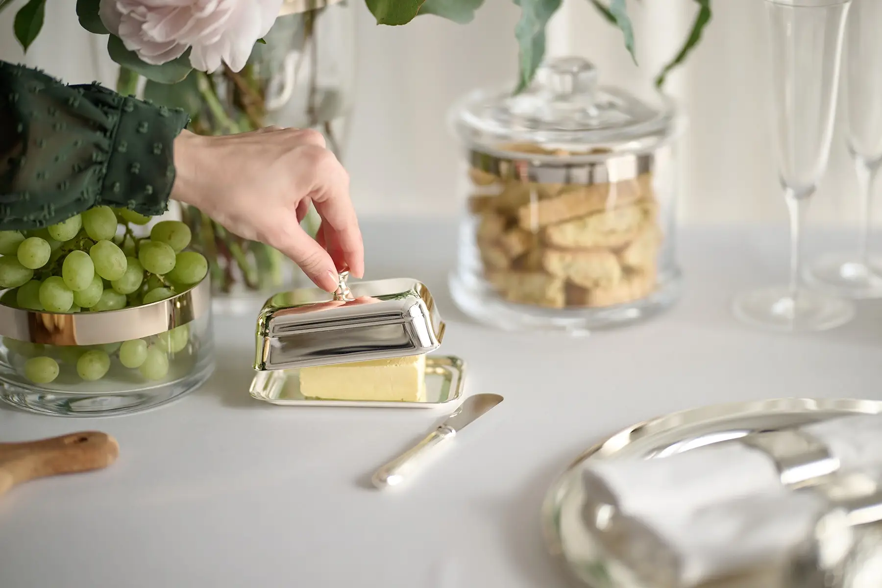 EDZARD - Vendita all'ingrosso Burriere - Portaburro Mary con coltello (8x13 cm)3