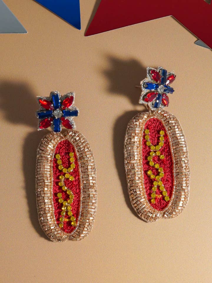 Boucles d'oreilles barbecue pour la vente par Dos Femmes