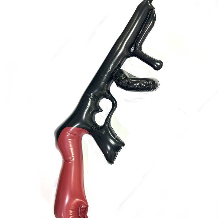 Inflatable Tommy Gun 1920s Flapper Costume Accessories 70cm for wholesale by Stylex Party