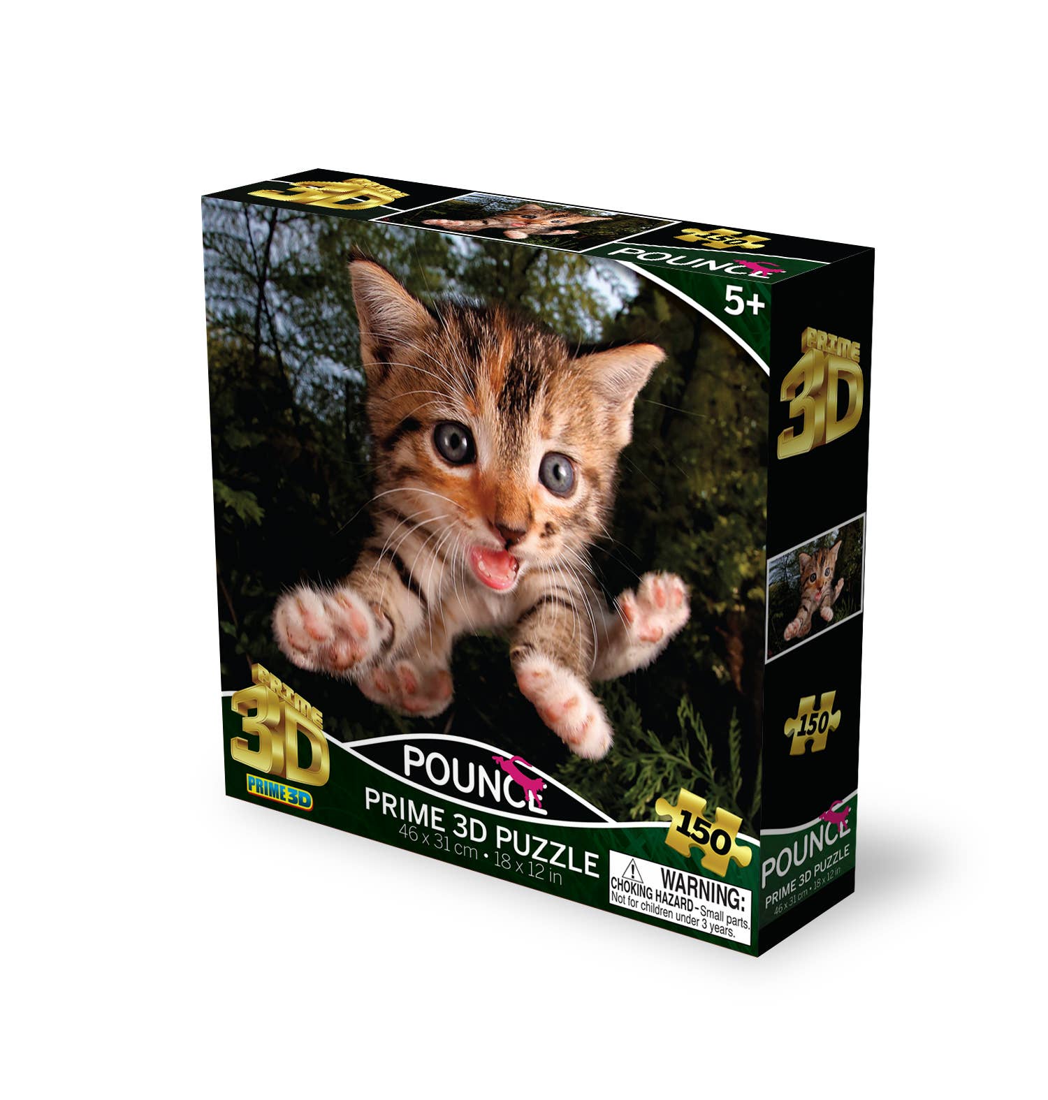 Primemotion, Inc - Wholesale Puzzle - Kids - Pounce Fuzzbucket   150pc 18x12"2