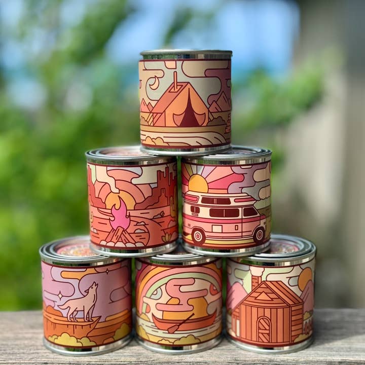Good & Well Supply Co. - Wholesale Travel Candles - Desert Dreamer Soy Candle - Happy Camper Collection