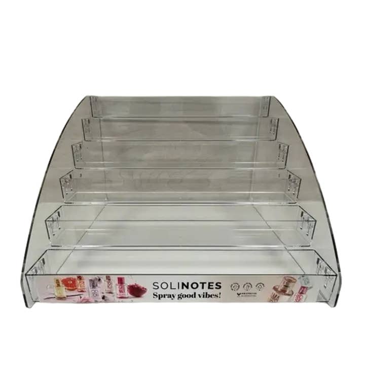 Solinotes (US Stores) - Distributed by Scents of Europe - Wholesale Retailer Display - Beauty & Wellness - Acrylic Display for the Mini Perfumes - ONLY Display1