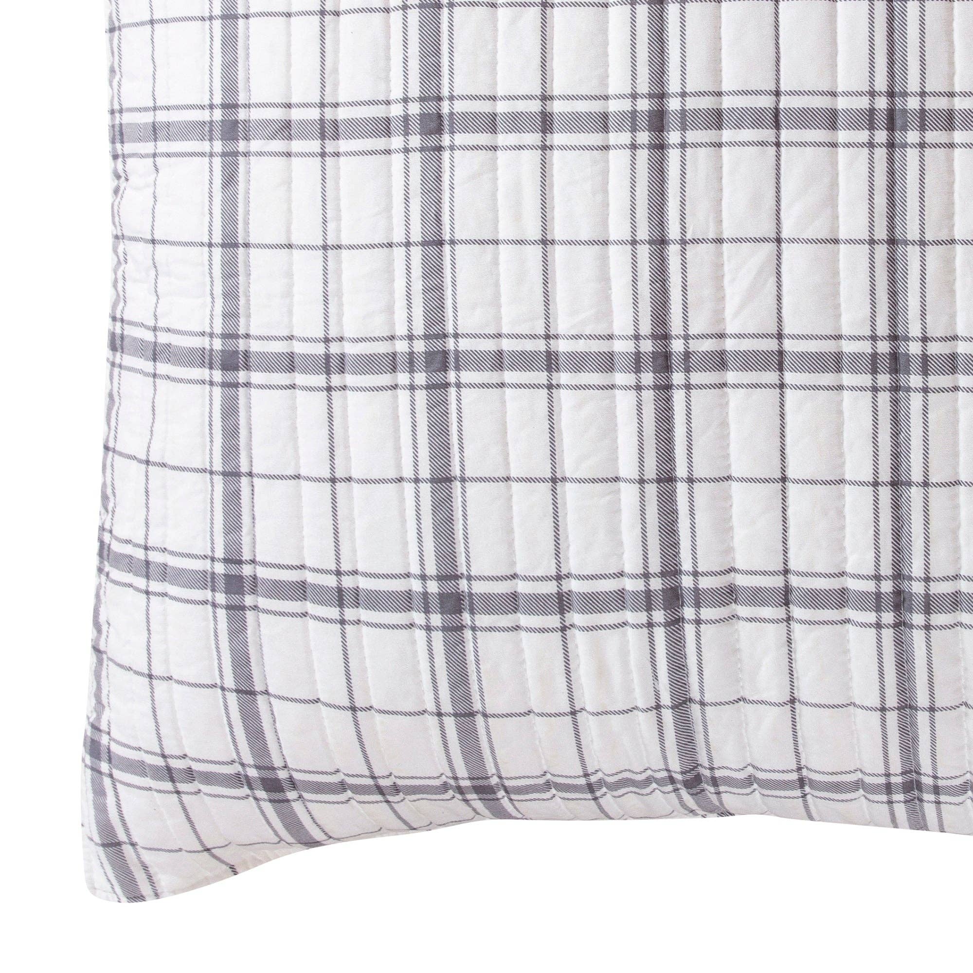 Levtex Home - Wholesale Bedding Pillowcase/Sham - Sleigh Bells Grey Euro Sham3