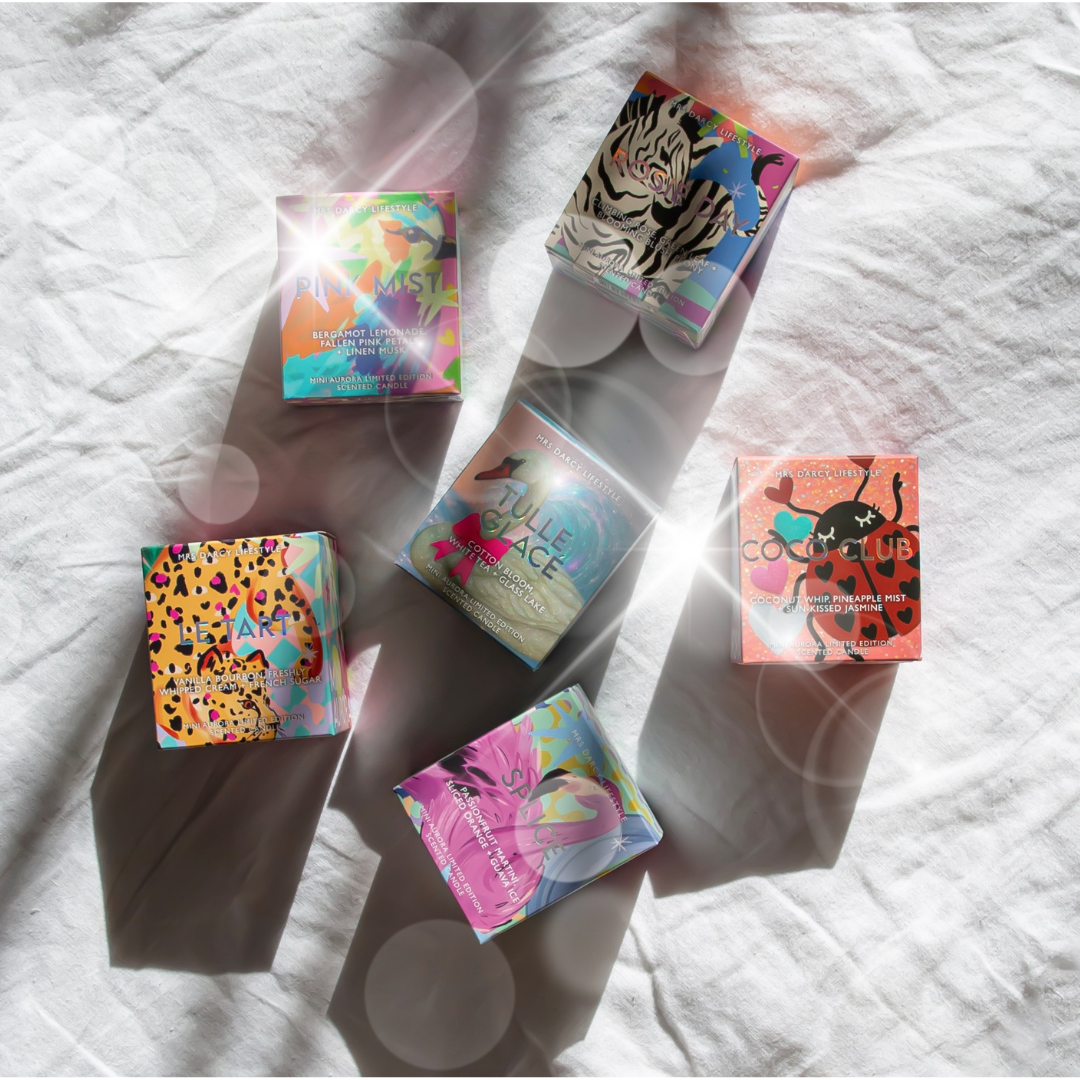 Mrs Darcy - Wholesale Jar/filled candle - Aurora Mini Candle - Splice - Passionfruit Martini, Sliced Orange + Guava Ice4