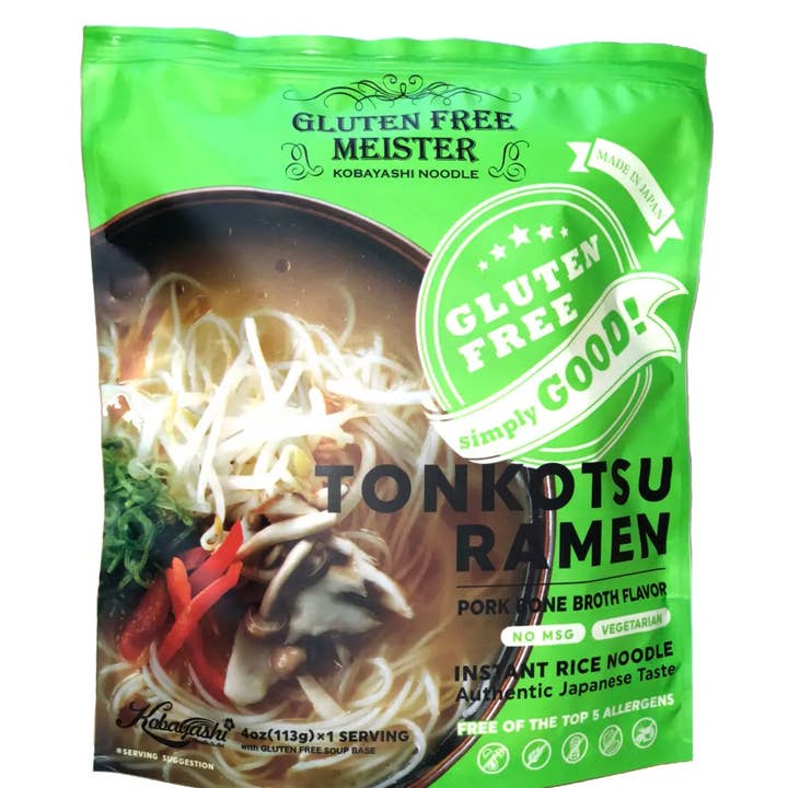 Instant Ramen-TONKOTSU 24-pack (Vegetarian/Gluten Free) for wholesale by Gluten Free Meister