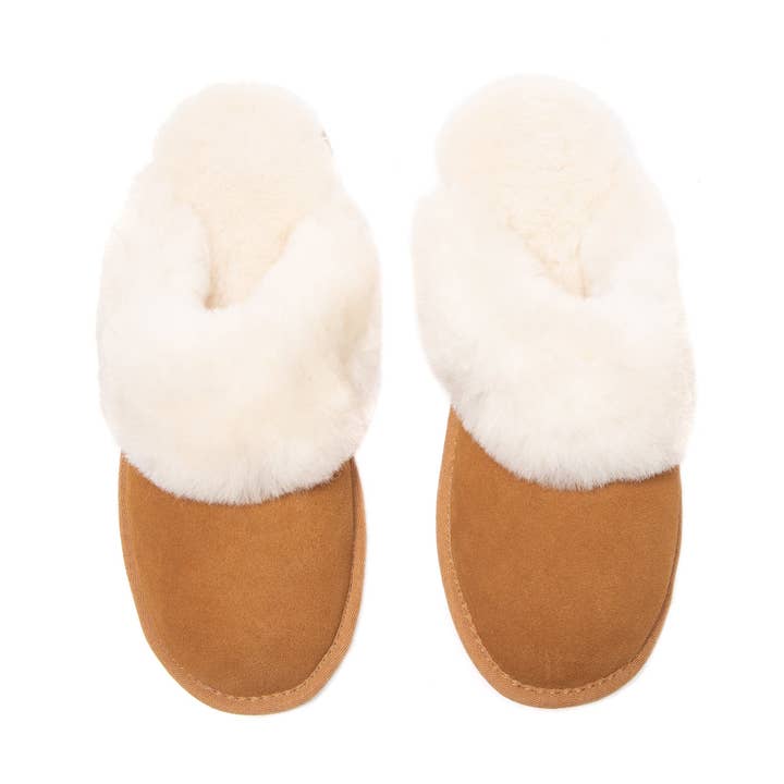 SUPA SNEAK CHESTNUT WOMENS SLIPPER for wholesale by SUPASNUG