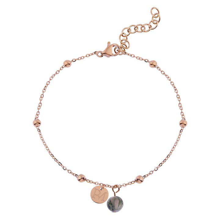 Proud MaMa – Engroshandel Armbånd med vedhæng – ID-499
MAM armbånd ROSE mos agat