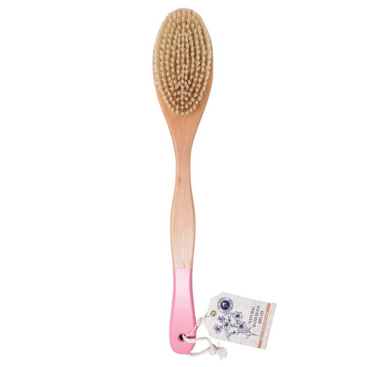 Rucci Professional - Wholesale Body Brush - RL438 Bamboo Bath Brush – Natural Exfoliating Body Scrub
