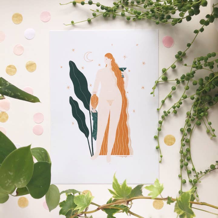 Hebe Print for wholesale by Uschie