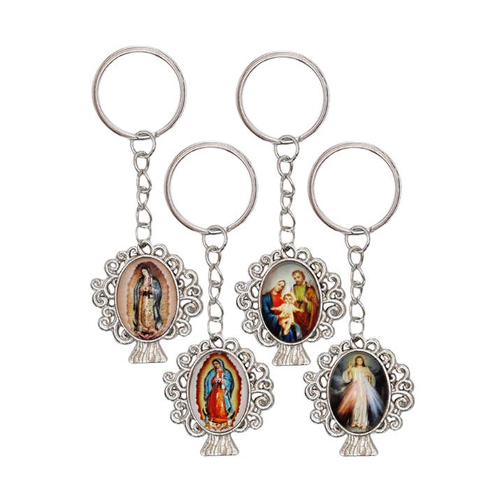 Cap Zone - Wholesale Keychain - Unisex - Religious Figure Tree of Life Pendant Key Chain