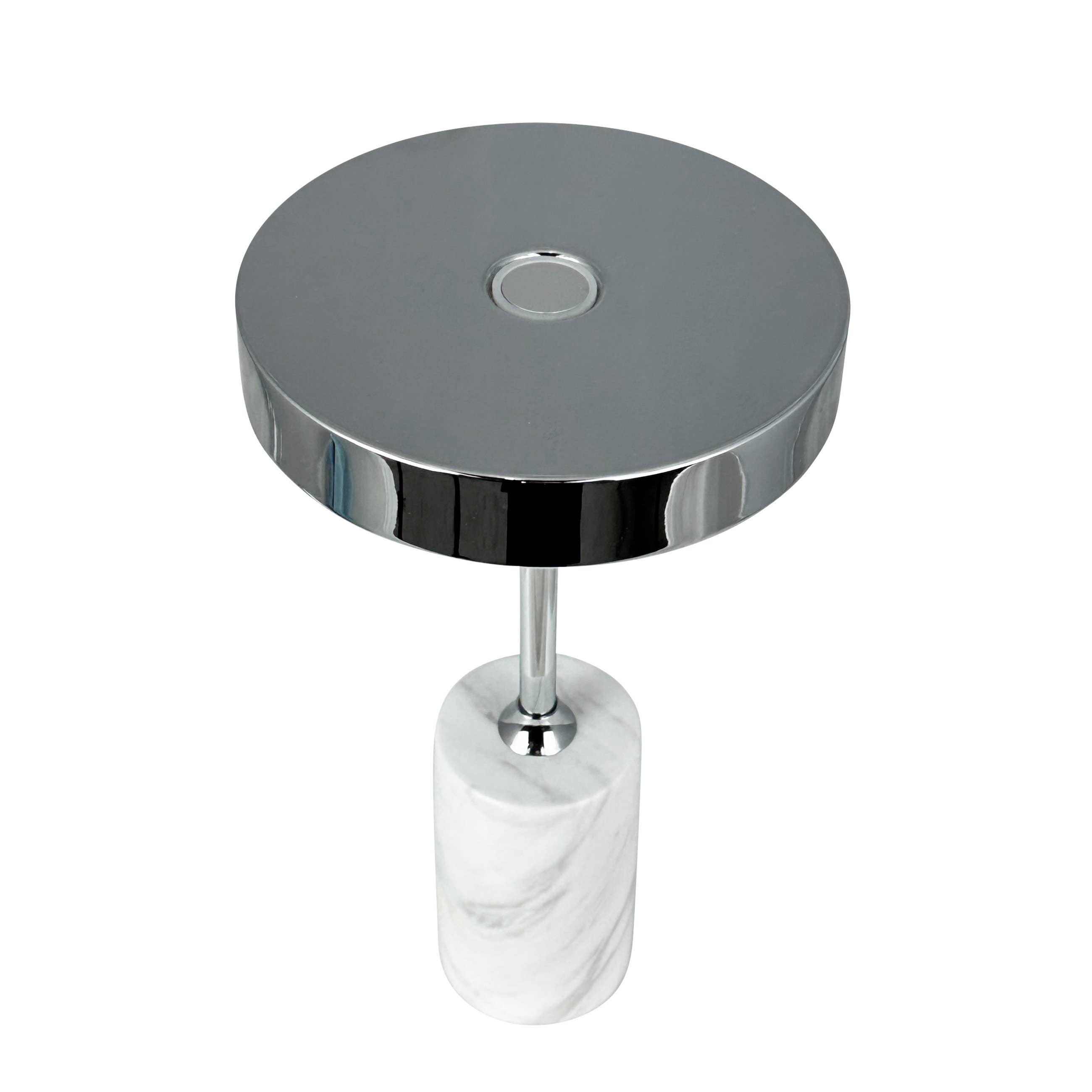 Dyberg Larsen - Wholesale Accent/Desk Lamp - Starlight LED rechargeable table lamp chrome/ white marble3