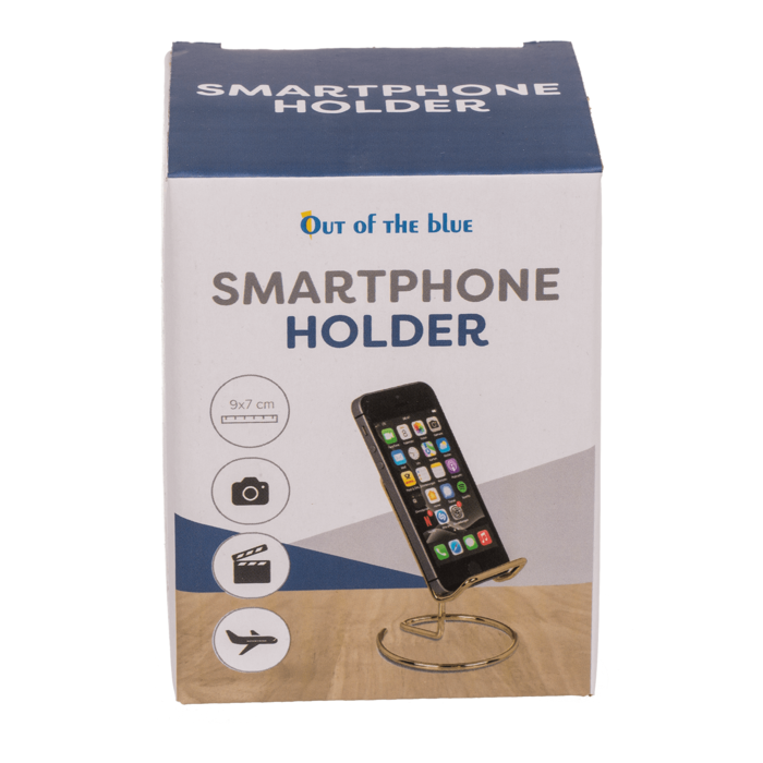 Out of the blue KG - Wholesale Phone/Tablet Stand - Phone holder, Gold, approx. 10 x 8 cm,1