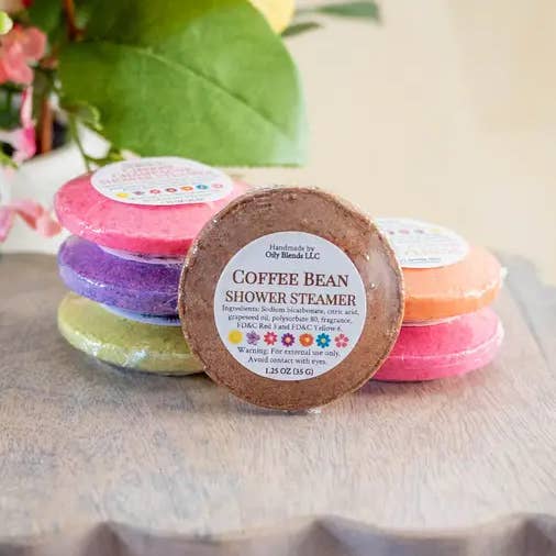 Oily Blends - Wholesale Shower Steamer/Bomb - Coffee Bean Sunshine Shower Steamers0