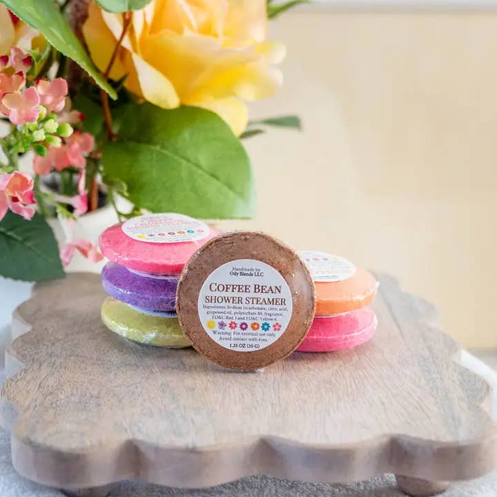 Oily Blends - Wholesale Shower Steamer/Bomb - Coffee Bean Sunshine Shower Steamers