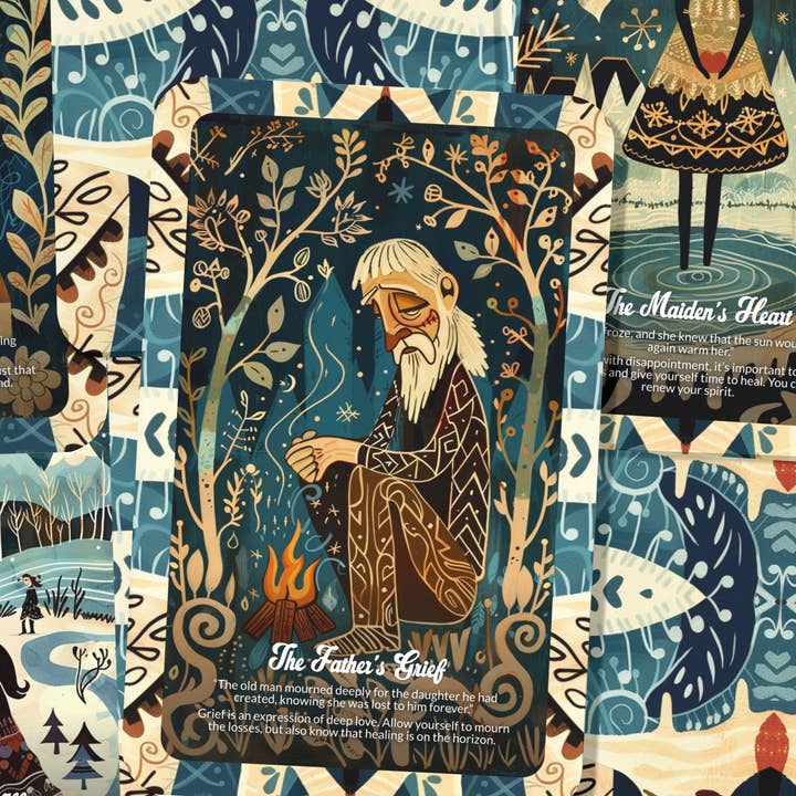 Ibiza Tarot USA - Wholesale Tarot Cards - The Snow Maiden - 22 Oracle Cards - Embrace Purity and the Beauty of Winter’s Soul1