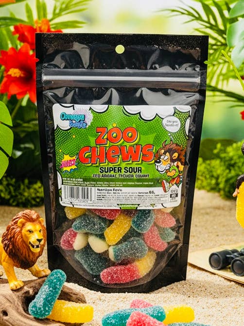 Zoo Tyggesnacks 🦁 for engroshandel hos Omega Bursts