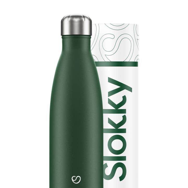 Thermos et gourde vert mat - 500 ml pour la vente par Slokky