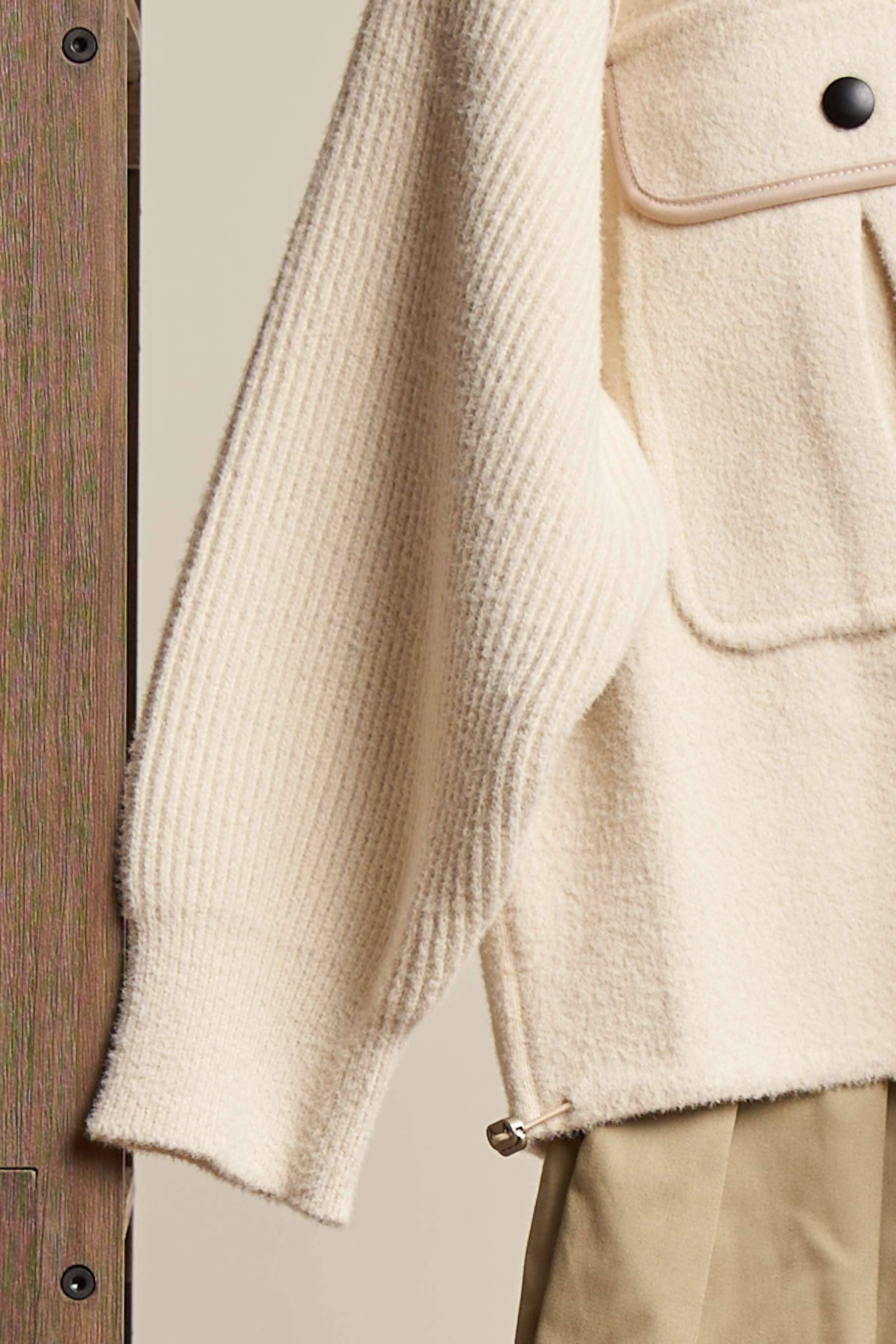 Mello. - Vente Veste de sport – femme - Veste surdimensionnée à manches en tricot6