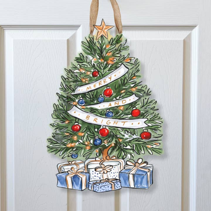 Fröhlicher & Heller Weihnachtsbaum Türhänger - Es ist die Saison für den Großhandel von Home Malone