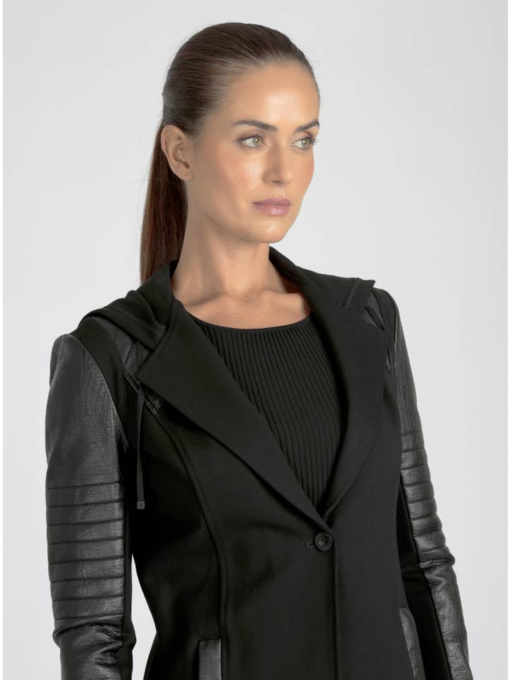 Svart Kavaj med huva - Svart för wholesale på Faire10