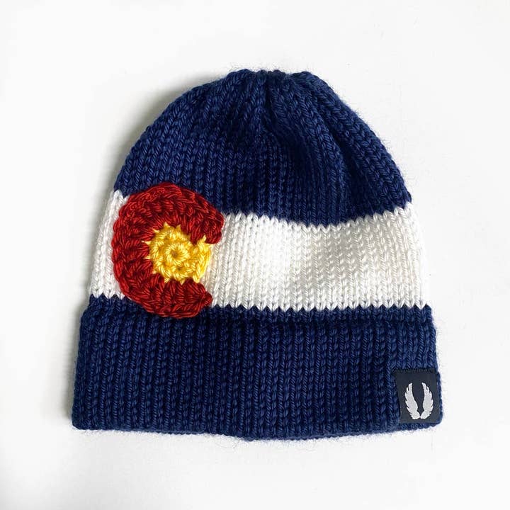 Akinz - Wholesale Beanie - Women's - KIDS Colorado Flag Knit Beanie1