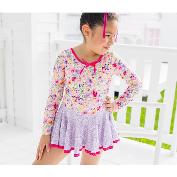 Farrah Leotard - Explosão de Flores (Manga Comprida) por atacado de Cheeky Plum