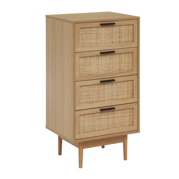 BAITA - Wholesale Bedroom Furniture - AMANA rattan cane 4-drawer chest