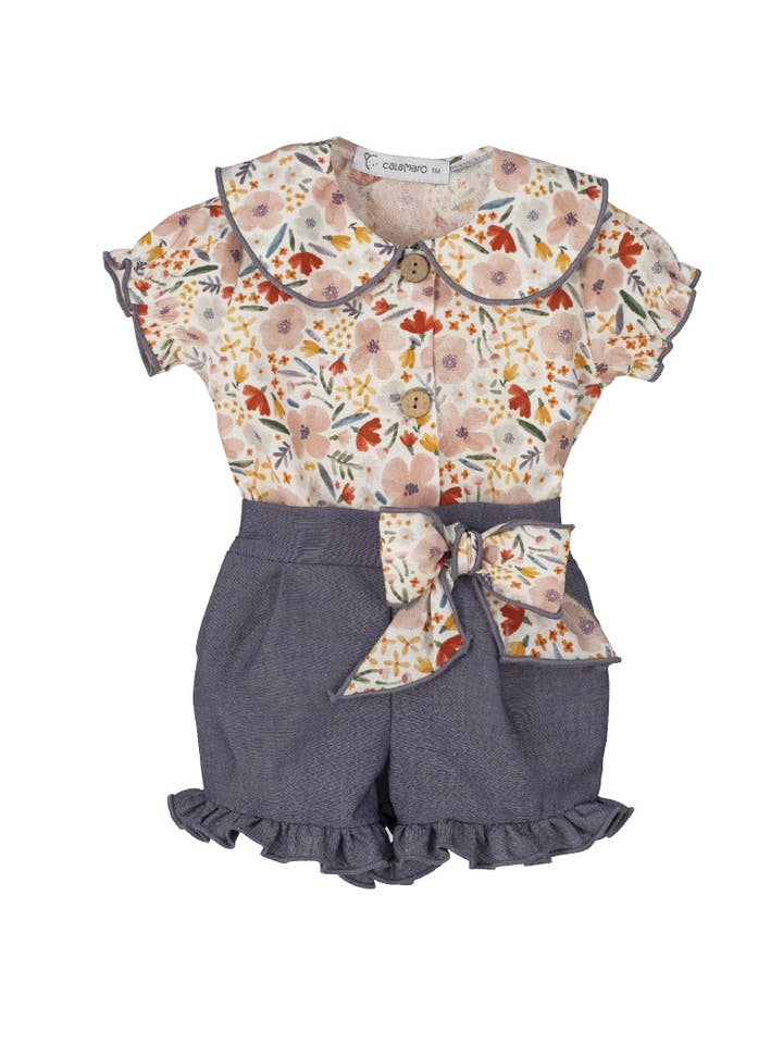 Marine Girl's Set Pants Tomillo for wholesale on Faire