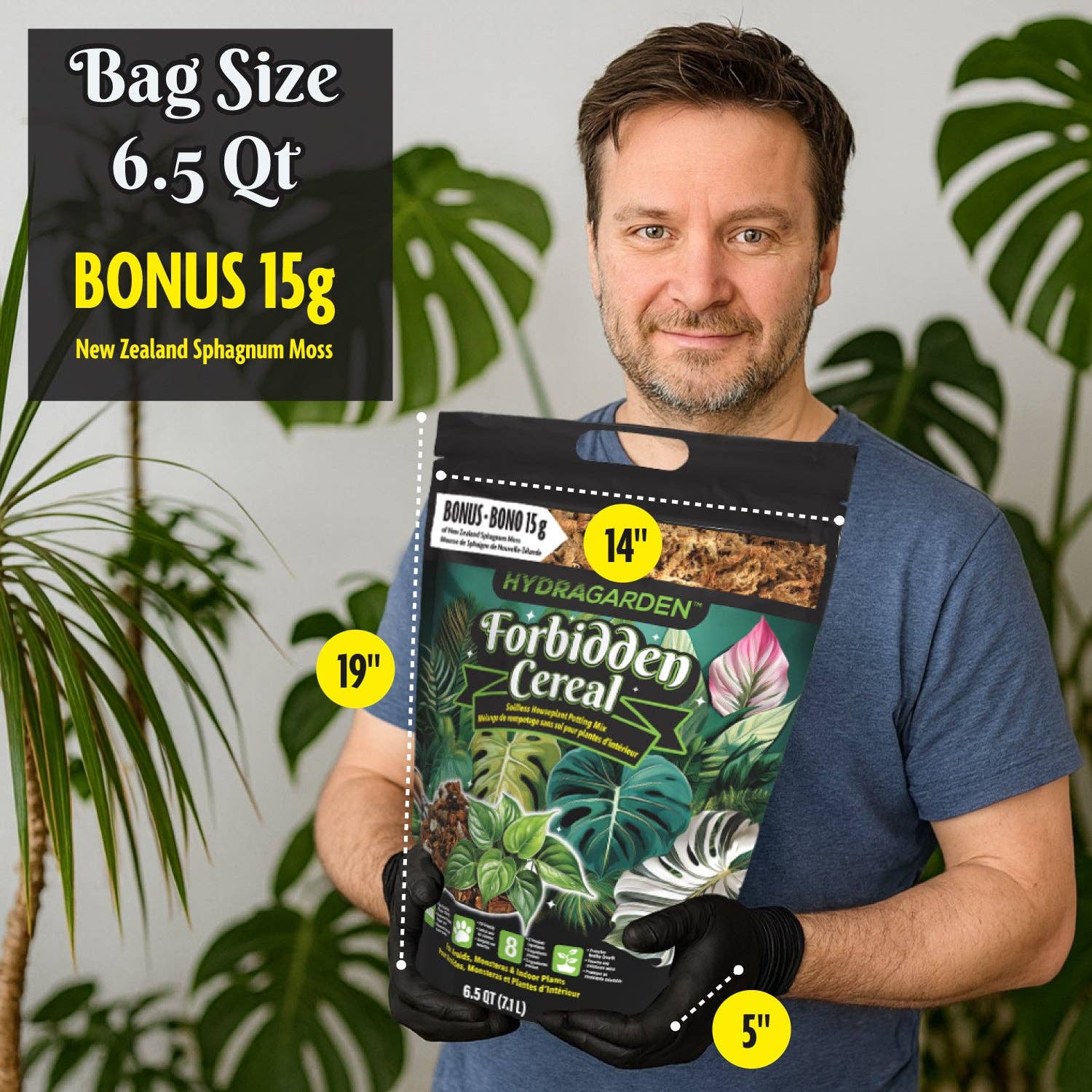 HydraGarden - Wholesale Planting/Potting Soil - Forbidden Cereal Soilless Chunky Houseplant Potting Mix5