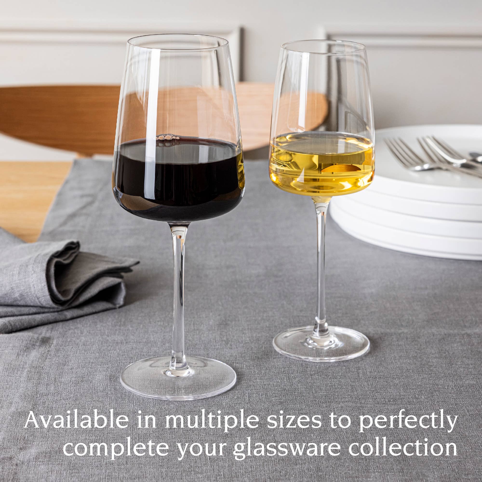 over&back - Wholesale Wine Glass - Modern Mouth-Blown Glassware – Service for 48