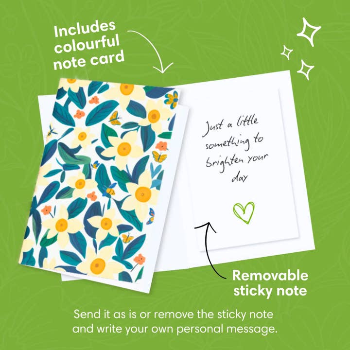 PetalPal - Wholesale Everyday greeting card - Daffodil Bloom Pop-Up Bouquet7