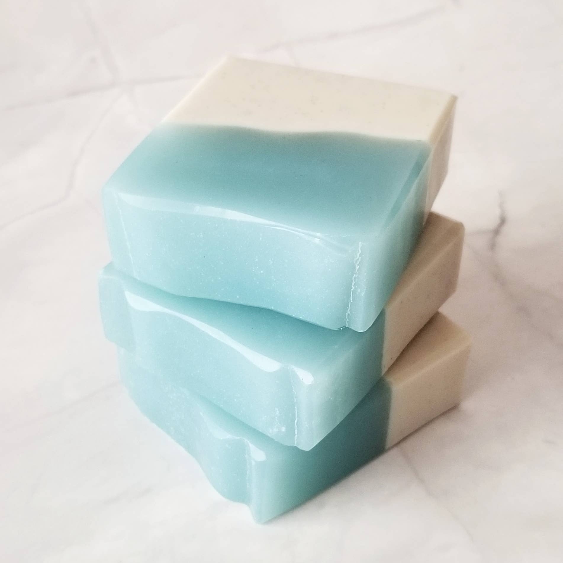Pretty Soap Co. - Wholesale Bar Soap - Sea Breeze Cocoa Butter Soap | Sea Salt, Mint, Juniper Scent6