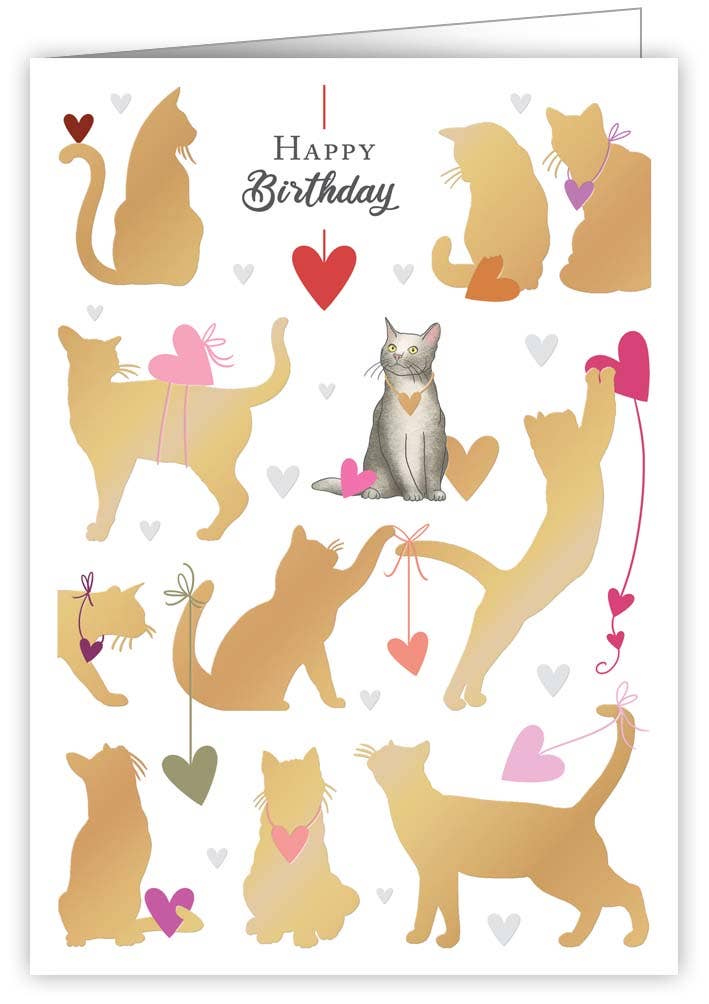 Actetre Deutschland Gmbh - Wholesale Birthday Card - Happy Birthday (Cats), 36760