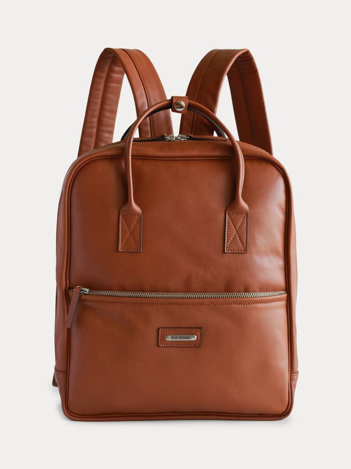 YorkVille Læder Rygsæk (Caramel Color) for engroshandel hos ESCAPADE