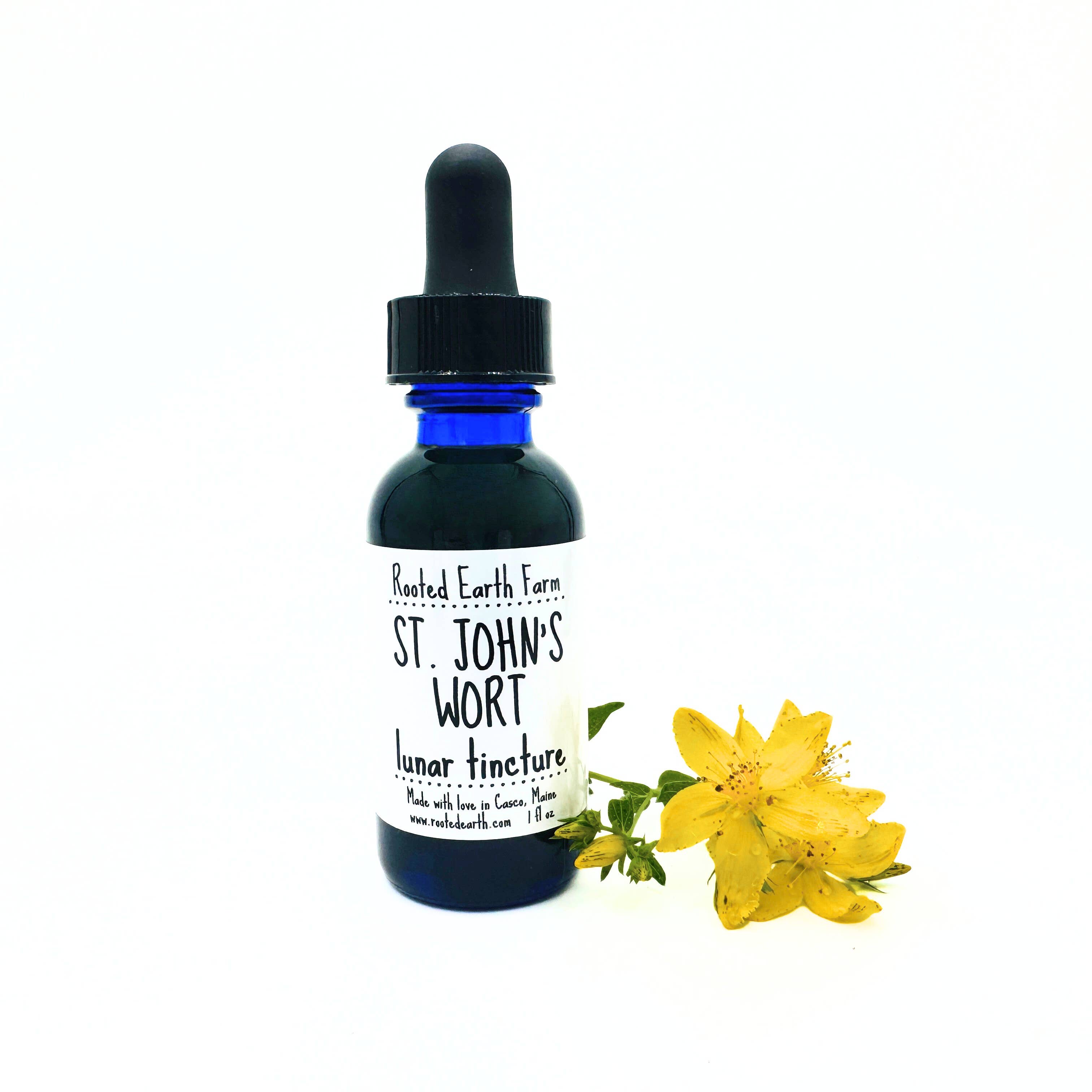 Rooted Earth Farm + Apothecary - Wholesale Tincture - St. John's Wort Tincture - 2 Size Options0